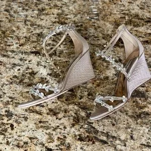 Badgley Mischka Shoes Badgley Mischka Feather Crystal